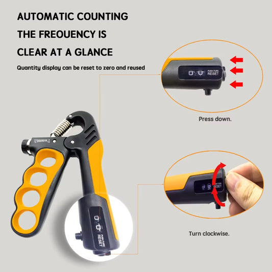JMT-800266 Adjustable Hand Grip Strengthener for Muscle Training - 5-100kg Resistance Levels