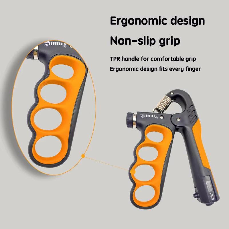 JMT-800266 Adjustable Hand Grip Strengthener for Muscle Training - 5-100kg Resistance Levels