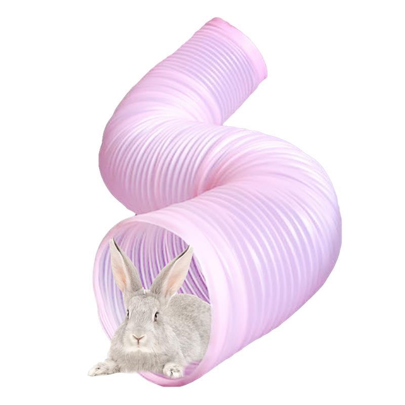 JMT-801162 Adjustable Plastic Tunnel Pipe for Small Animals - 10cm & 18cm Diameter, 100cm Length