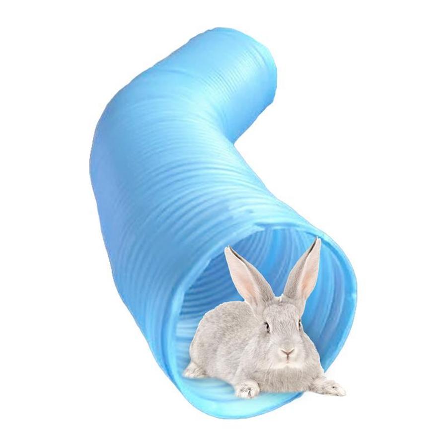JMT-801162 Adjustable Plastic Tunnel Pipe for Small Animals - 10cm & 18cm Diameter, 100cm Length