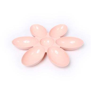 JMT-801354 Elegant Flower Pattern Shallow Rice Bowl for Adults - Multi-Meal Dining Use, 42cm x 4.5cm, Available in Blue, Green, and Pink