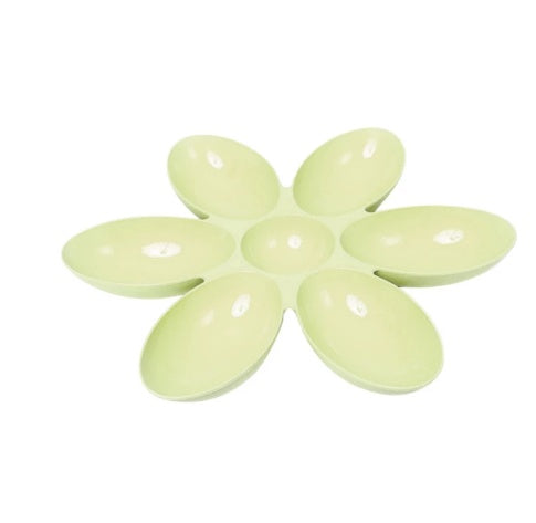 JMT-801354 Elegant Flower Pattern Shallow Rice Bowl for Adults - Multi-Meal Dining Use, 42cm x 4.5cm, Available in Blue, Green, and Pink