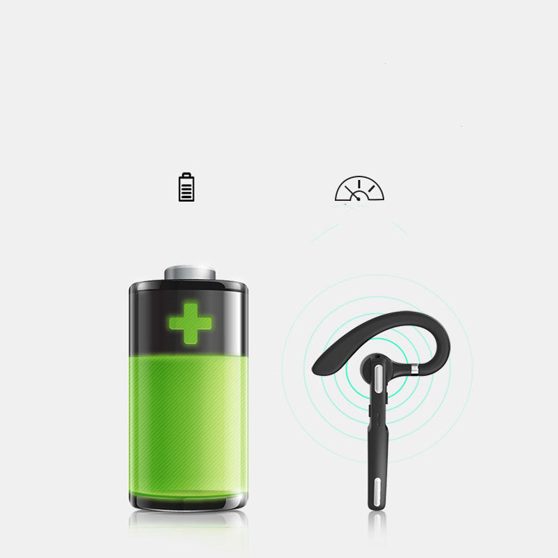 JMT-801354 Mono Ear Active Noise-Cancelling Bluetooth Headset with Waterproof IPX6 Rating