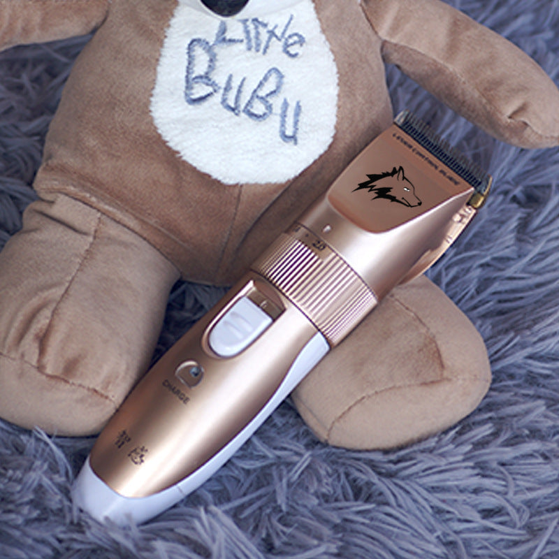 JMT-801418 Ceramic Titanium Pet Shaver with Adjustable Limit Combs and 3.7V Motor for Efficient Grooming