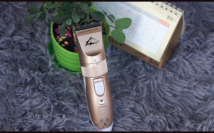 JMT-801418 Ceramic Titanium Pet Shaver with Adjustable Limit Combs and 3.7V Motor for Efficient Grooming