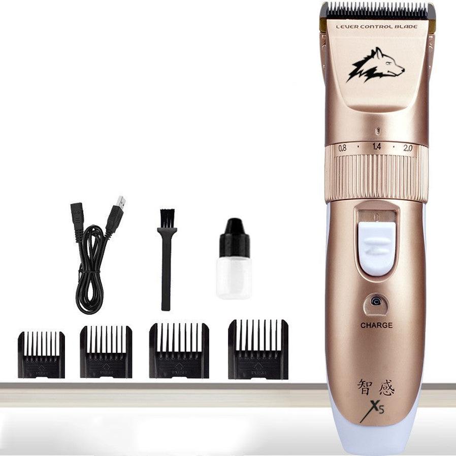 JMT-801418 Ceramic Titanium Pet Shaver with Adjustable Limit Combs and 3.7V Motor for Efficient Grooming