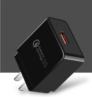 JMT-801674 Quick Charge 3.0 US Travel Charger - 5V 2A, 18W with Multiple Protection Features for Smartphones and Tablets
