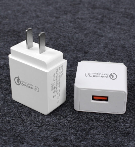JMT-801674 Quick Charge 3.0 US Travel Charger - 5V 2A, 18W with Multiple Protection Features for Smartphones and Tablets