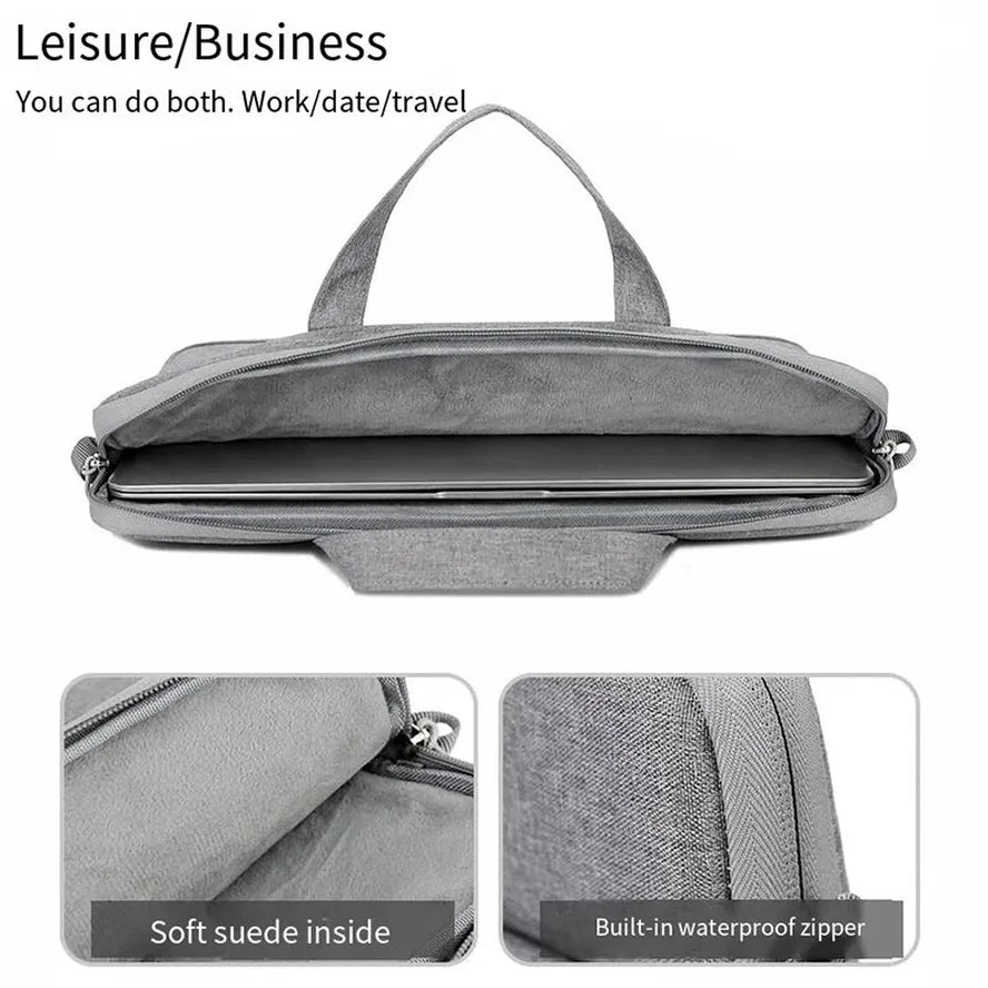 JMT-801738 Custom Logo Tote Bag for Women – Stylish Crossbody Briefcase and Laptop Sleeve Case