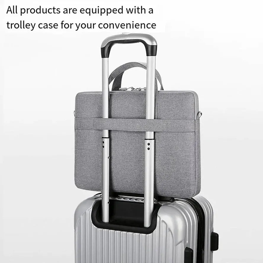 JMT-801738 Custom Logo Tote Bag for Women – Stylish Crossbody Briefcase and Laptop Sleeve Case