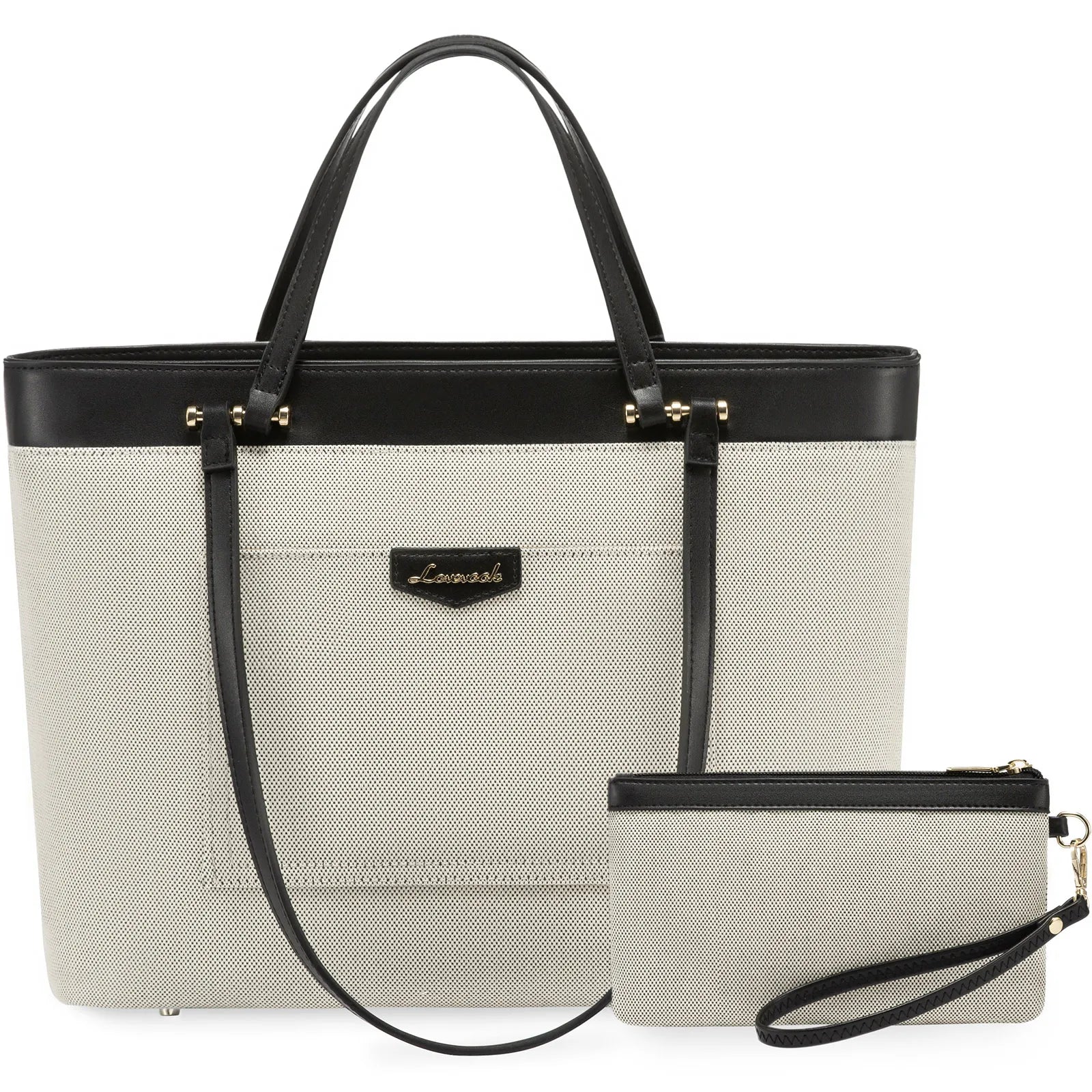 JMT-802058 Stylish Custom Tote Bag for Women with Dual Handles and Detachable Wristlet