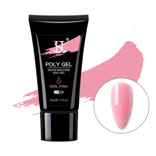 JMT-802634 Crystal Nail Polish in 12 Vibrant Colors - 30ml Natural Resin Formula with Extended Nail Face