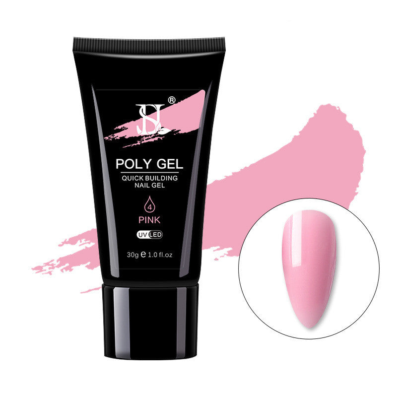 JMT-802634 Crystal Nail Polish in 12 Vibrant Colors - 30ml Natural Resin Formula with Extended Nail Face