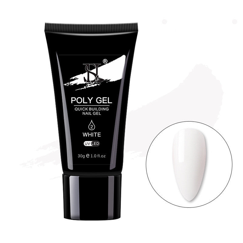 JMT-802634 Crystal Nail Polish in 12 Vibrant Colors - 30ml Natural Resin Formula with Extended Nail Face