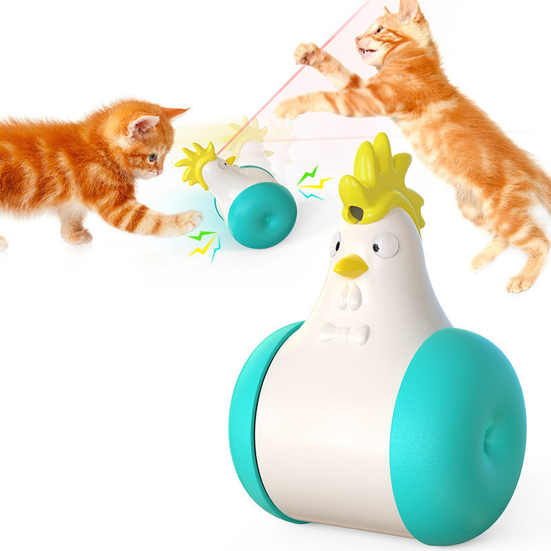 JMT-802634 Electric Cat Tumbler Toy with Infrared Light and Sound Features