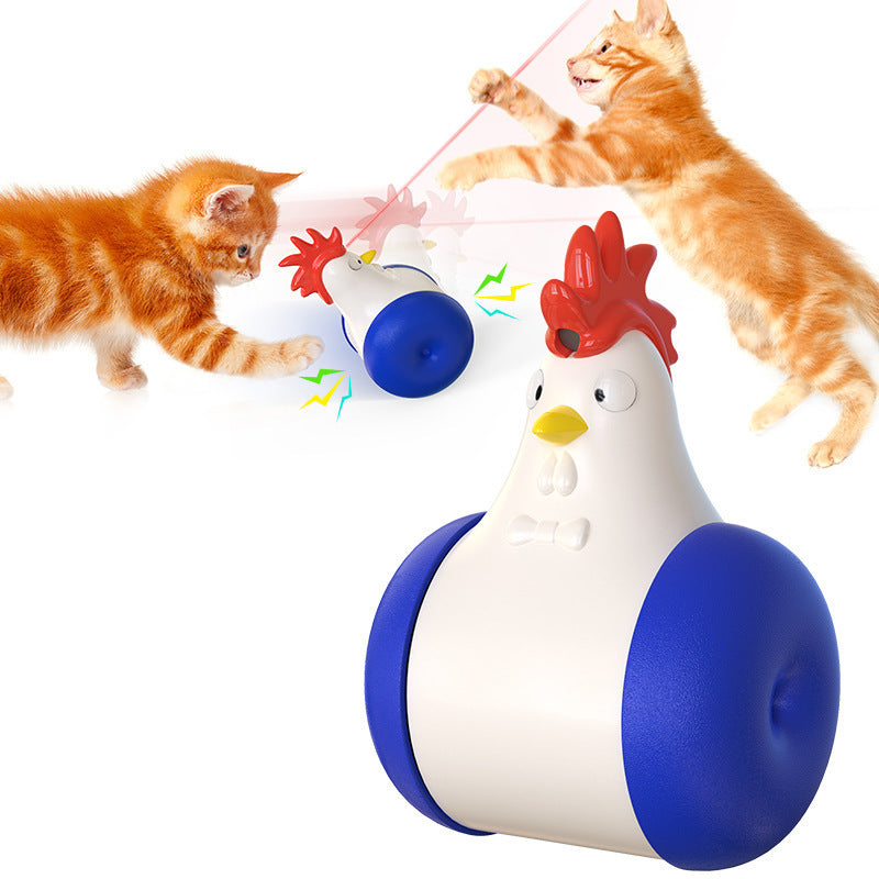 JMT-802634 Electric Cat Tumbler Toy with Infrared Light and Sound Features