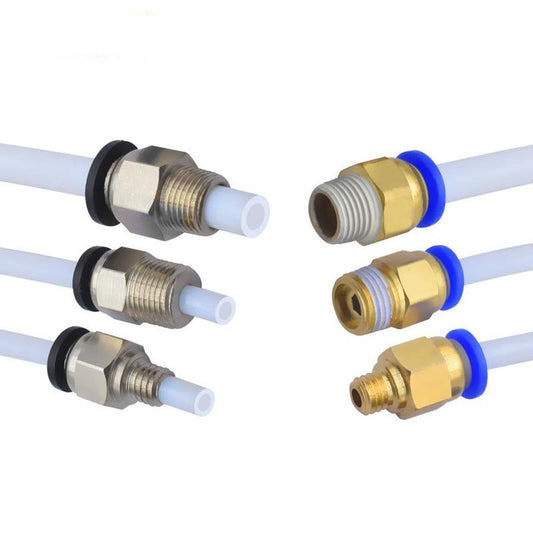 JMT-802634 PC4-M6 Pneumatic Quick Connector for 3D Printers – Available in Multiple Colors