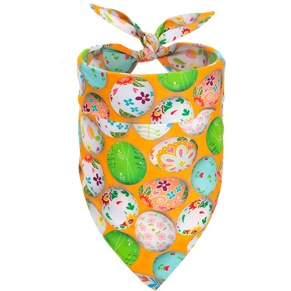 JMT-802954 Easter Pet Party Decoration Kit - Polyester Cotton Rope with Carrots and Triangle Towels