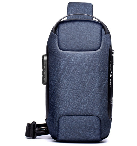 JMT-803018 Waterproof Oxford Cloth Men's Messenger Bag with Soft Handle - Multi-Color Options