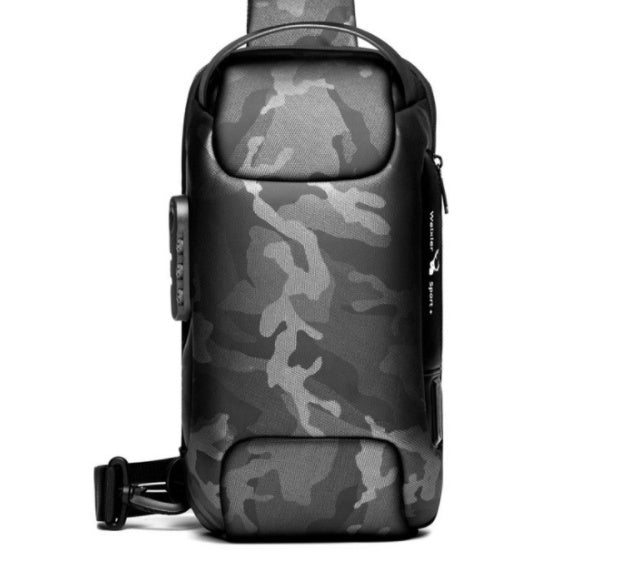 JMT-803018 Waterproof Oxford Cloth Men's Messenger Bag with Soft Handle - Multi-Color Options