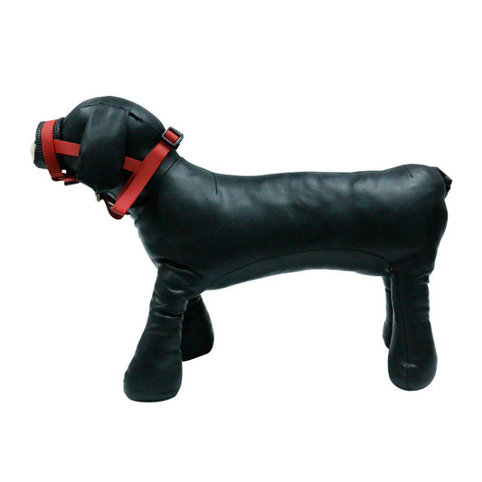 JMT-803146 Dog Muzzle for Anti-Eating Purpose - PVC Encapsulation with Adjustable Webbing, Multiple Sizes Available