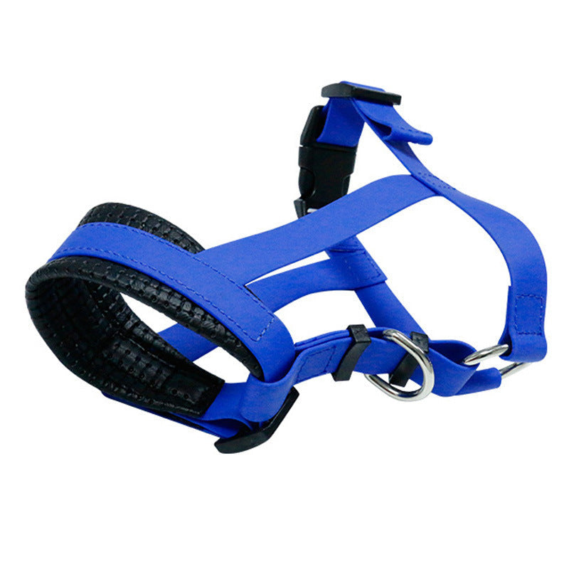 JMT-803146 Dog Muzzle for Anti-Eating Purpose - PVC Encapsulation with Adjustable Webbing, Multiple Sizes Available