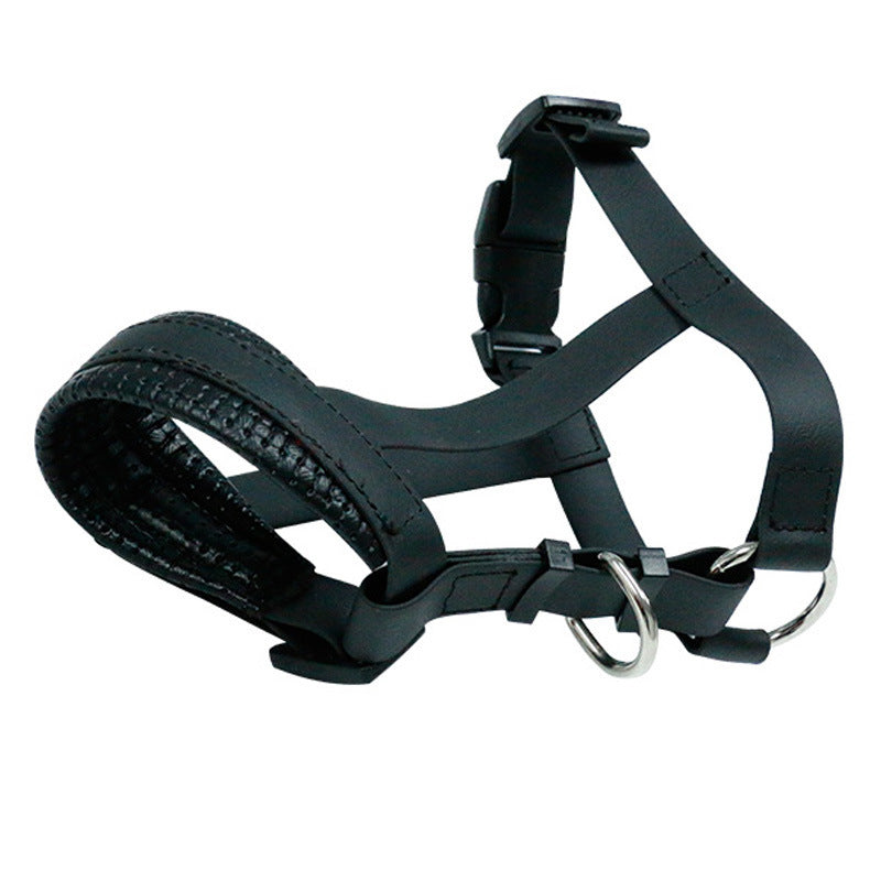 JMT-803146 Dog Muzzle for Anti-Eating Purpose - PVC Encapsulation with Adjustable Webbing, Multiple Sizes Available