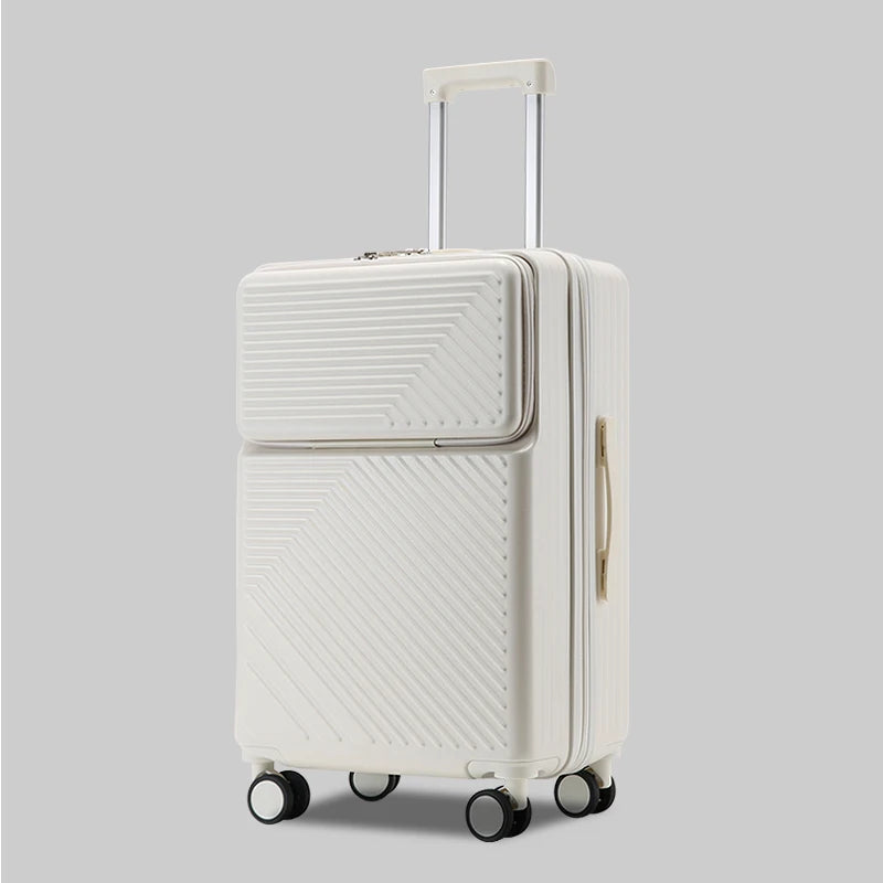 JMT-803530 20 Inch and 24 Inch Wheeled Suitcase Travel Bag Set - 3 Piece Luggage Organiser