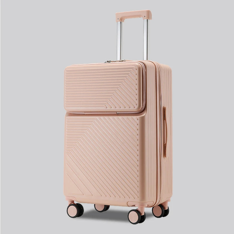 JMT-803530 20 Inch and 24 Inch Wheeled Suitcase Travel Bag Set - 3 Piece Luggage Organiser