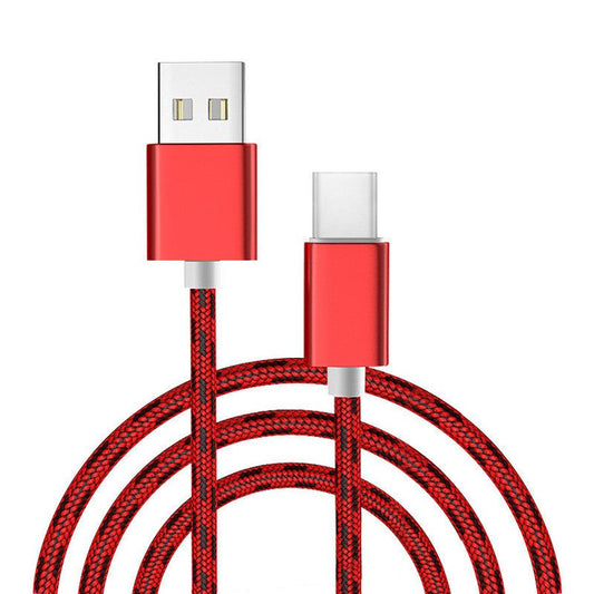 JMT-803658 3-in-1 Mobile Data Cable for Android, Apple & Type-C Devices - Metal & Nylon Braid Construction