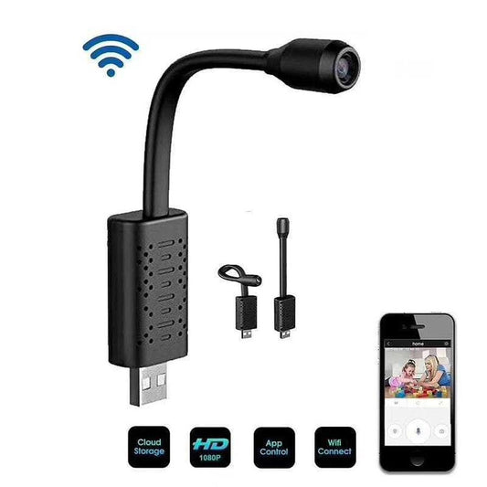 JMT-803658 Portable WiFi Camera with 2MP Resolution, Infrared Night Vision, Waterproof Design, Remote Control, and USB Direct Recording