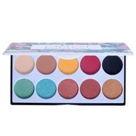 JMT-803914 Matte Waterproof Eyeshadow Palette with 10 Vibrant Colors for Natural Makeup