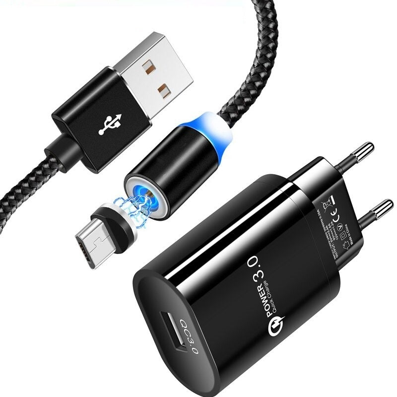 JMT-804170 Single Port USB Fast Charger - QC3.0 American & European Standards, Compatible with Android and iPhone