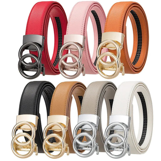 JMT-804234 Fashionable PU Leather Women’s Belt for Jeans and Dress Pants - Model LY32-26062