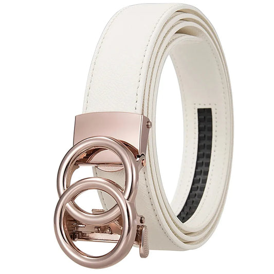 JMT-804234 Fashionable PU Leather Women’s Belt for Jeans and Dress Pants - Model LY32-26062