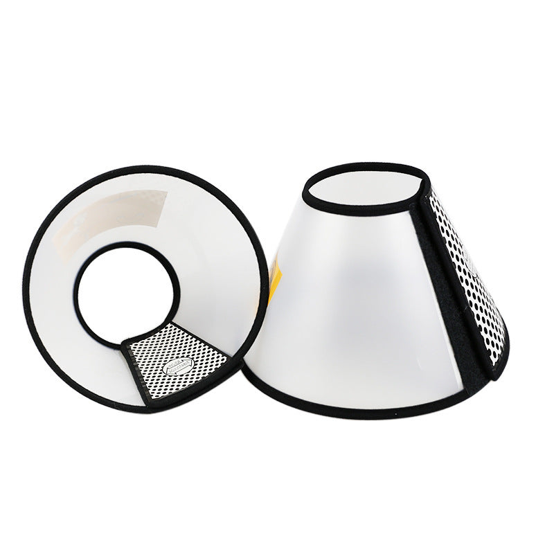 JMT-804298 Adjustable Pet Cleaning Collar for Cats and Dogs - Comfort Fit with Velcro Closure, Multiple Sizes Available