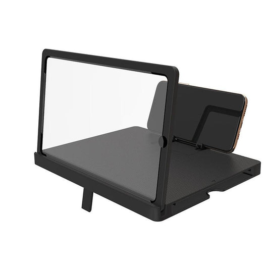 JMT-804490 3D Mobile Phone Screen Magnifier with Adjustable Lazy Bracket for Horizontal & Vertical Use
