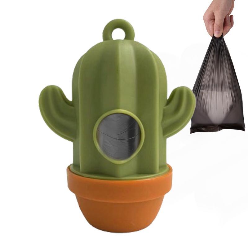 JMT-804618 Cactus-Shaped Dog Waste Bag Dispenser - Easy Carry Pet Waste Bag Holder for Hassle-Free Cleanup