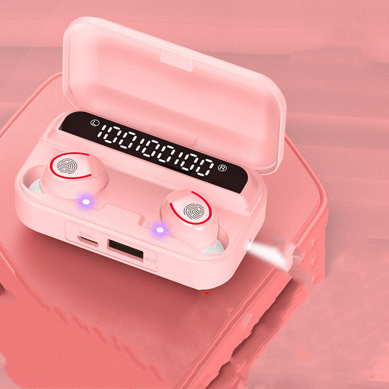 JMT-804618 Wireless Bluetooth Headset with Touch Power Display and Stereo Sound