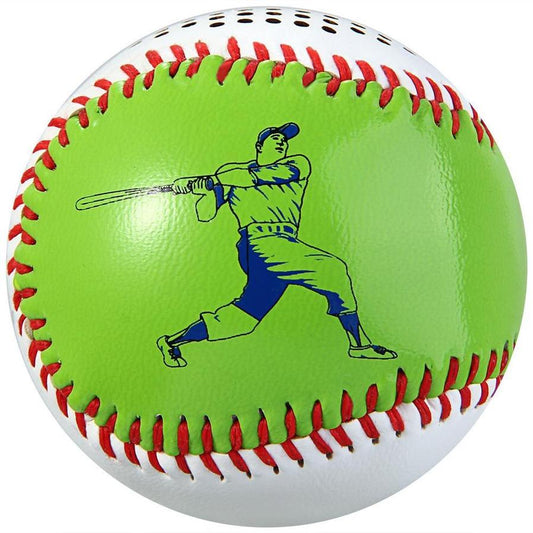 JMT-805130 Bluetooth Baseball Home Speaker - Compact 3W Output, 150-18000Hz Frequency, White/Orange/Green Colors