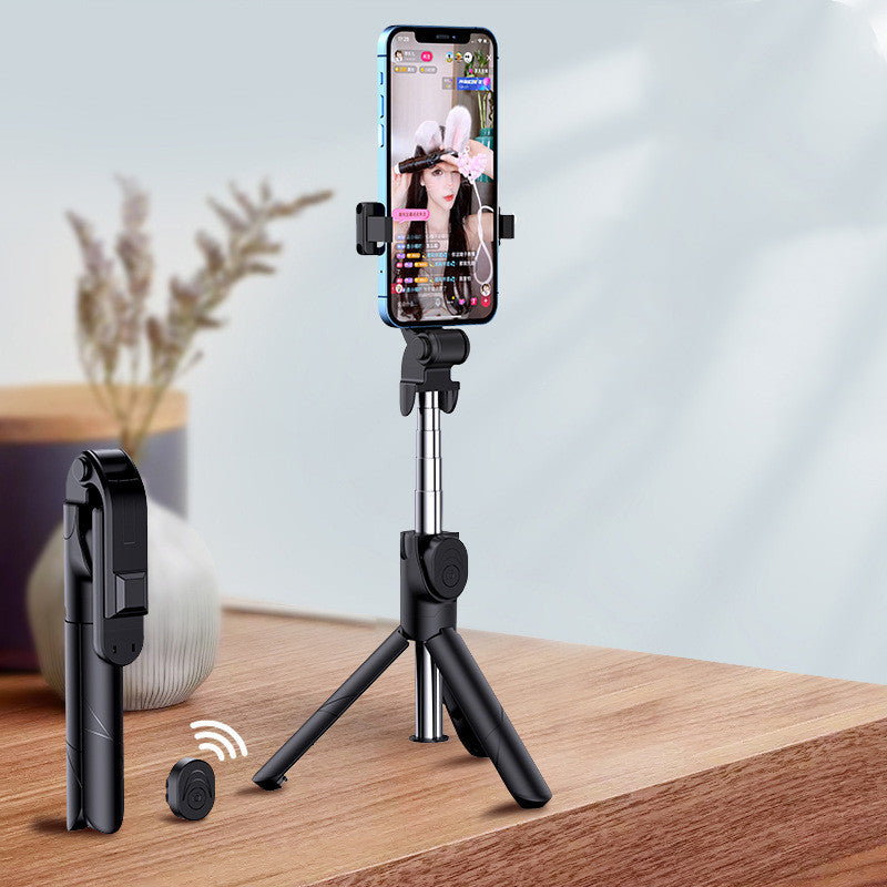 JMT-805642 Anti-Shake Aluminum Alloy Selfie Stick for Mobile Phones, Live Streaming Support