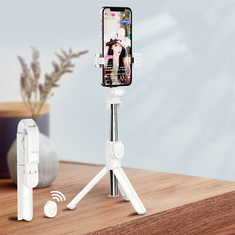 JMT-805642 Anti-Shake Aluminum Alloy Selfie Stick for Mobile Phones, Live Streaming Support