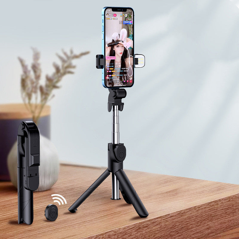 JMT-805642 Anti-Shake Aluminum Alloy Selfie Stick for Mobile Phones, Live Streaming Support