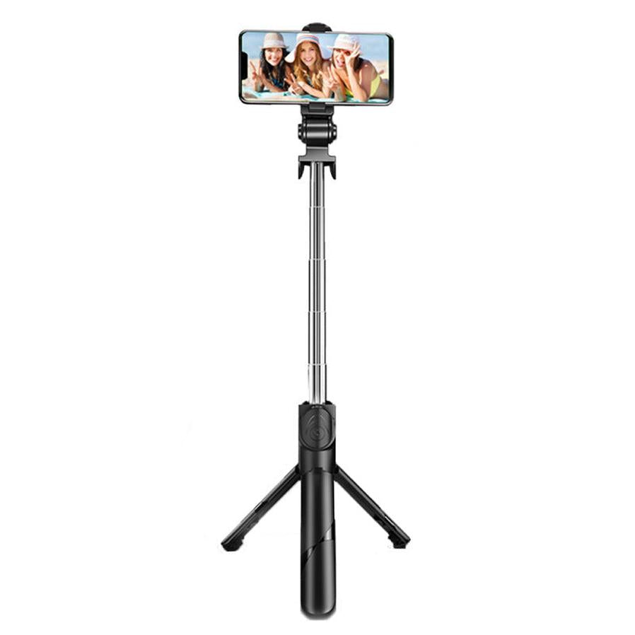 JMT-805642 Anti-Shake Aluminum Alloy Selfie Stick for Mobile Phones, Live Streaming Support