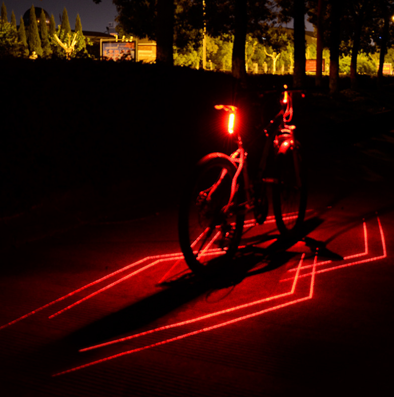 JMT-805706 Cycling Laser Tail Light with Bright LED for Enhanced Visibility