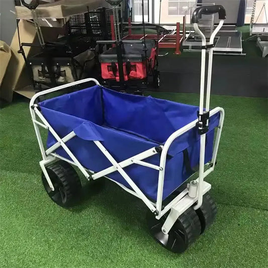 JMT-805834 Heavy-Duty Adjustable Collapsible Folding Utility Wagon for Outdoor Activities and Camping