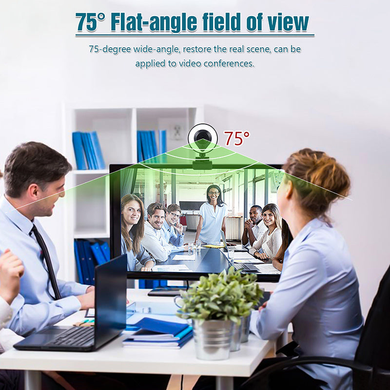JMT-805962 2K HD USB Computer Camera with Auto Focus and Built-in Microphone