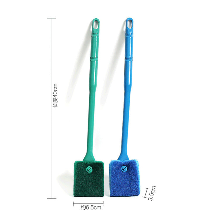 JMT-805962 Aquarium Long Handle Double-Sided Cleaning Brush for Optimal Tank Maintenance