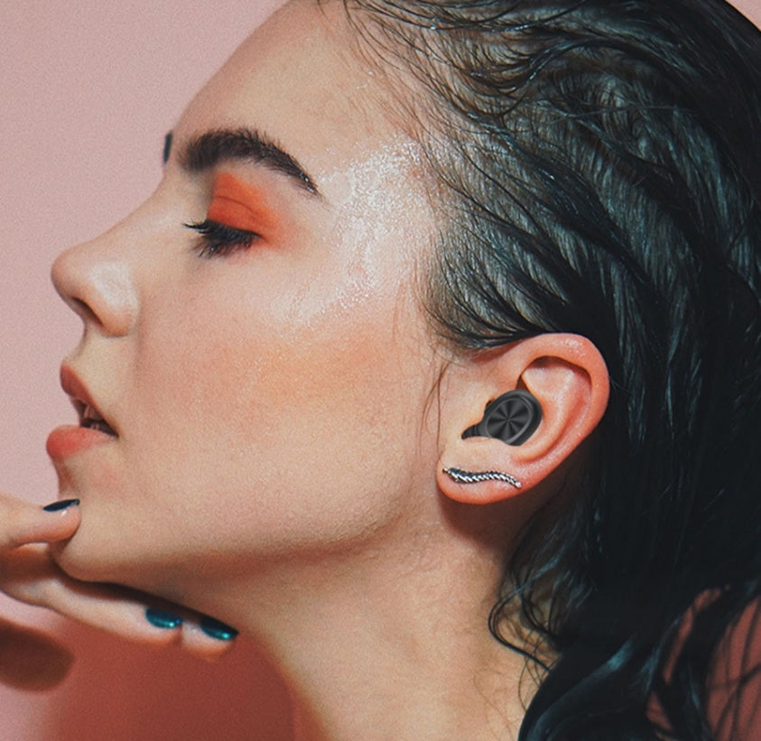 JMT-806282 Wireless Bluetooth Headset with LED Display - 9D HIFI Stereo, Ergonomic Design, Waterproof, Dual Microphone Capability