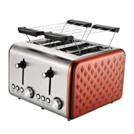 JMT-806602 Stainless Steel Electric Bread Toaster with Pop-up Function for Perfectly Toasted Sandwiches